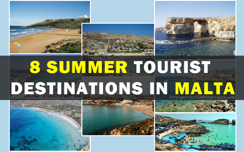 8 Summer Tourist Destinations in Malta