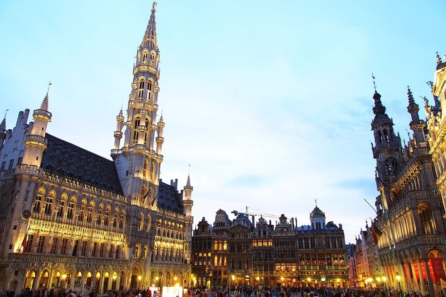Honeymoon Getaway in Brussels The Town Hall
