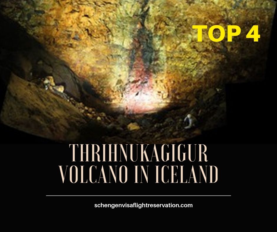 Thrihnukagigur Volcano in Iceland