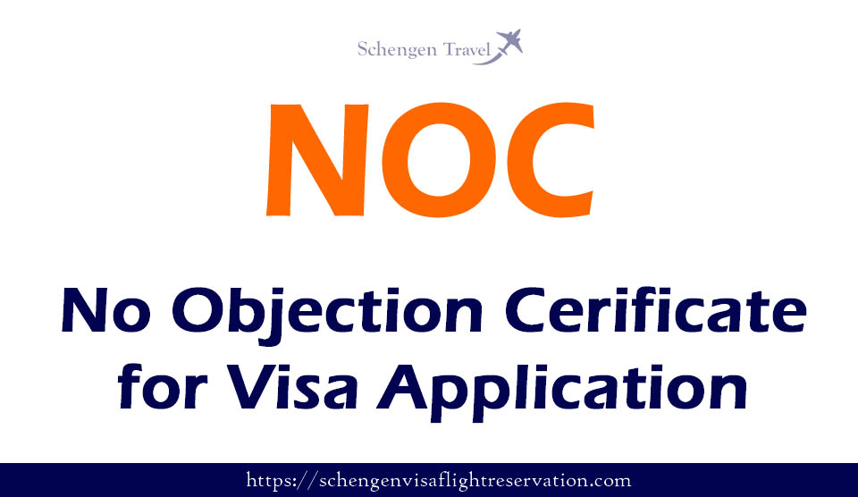 No objection Certificate for visa
