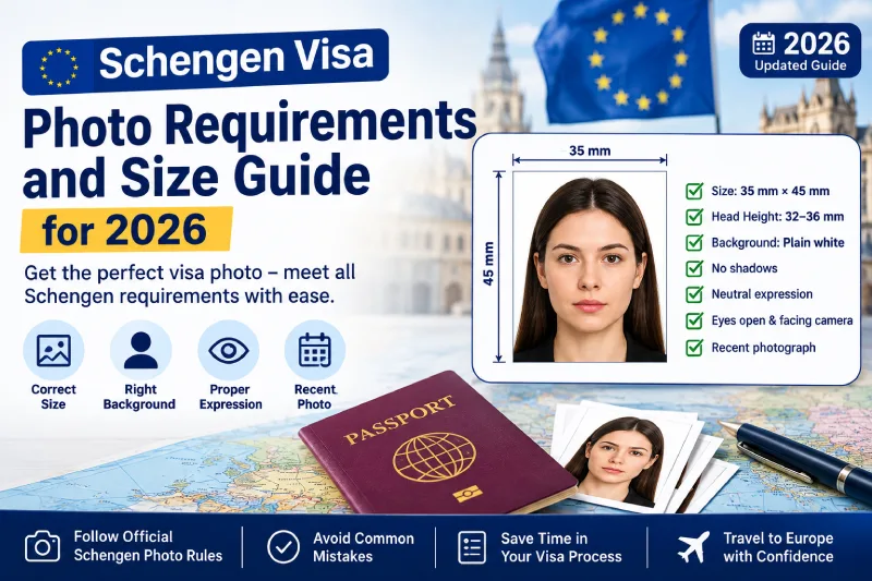 Schengen Visa Photo Requirements and Size Guide