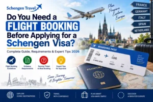 Do you need a flight booking before applying for a Schengen visa