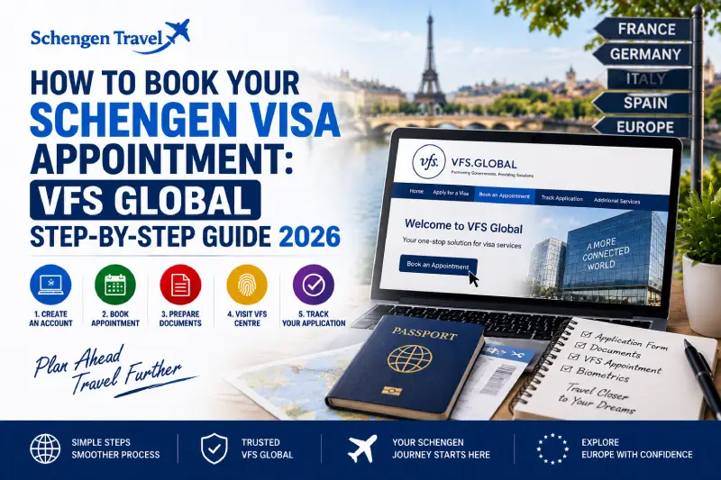 How to book Schengen visa appointment