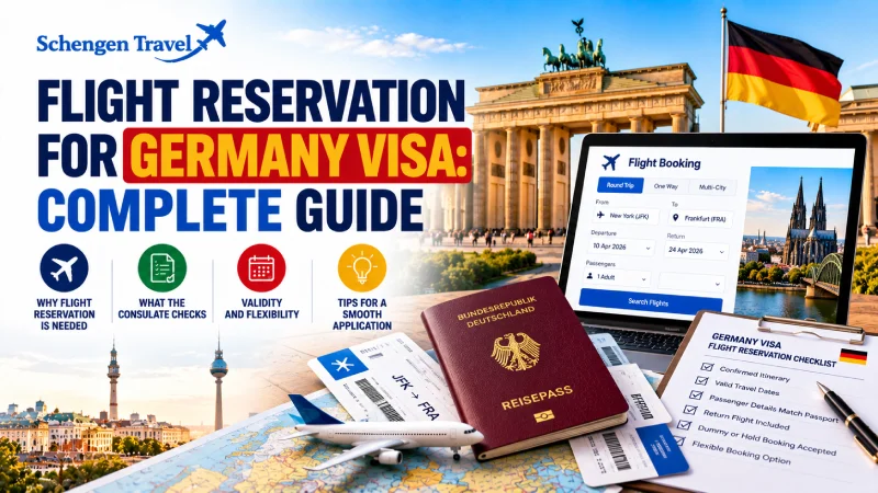 Flight Reservation for Germany Visa
